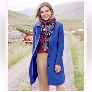 J.Crew Lady Day Coat in Periwinkle blue purple size 0